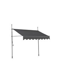M&Ouml;BELIX M&ouml;belix , Anthrazit, Dunkelgrau , Metall, Textil , 350x300x120 cm , Gartenm&ouml;bel, Sonnenschutz, Markisen, Klemmmarkisen