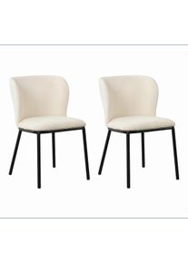 Stuhl-Set Bourges Wei&szlig;