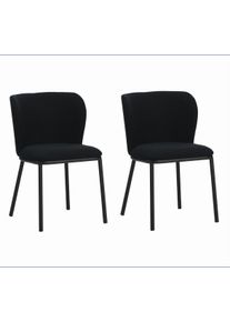 Stuhl-Set Bourges Schwarz