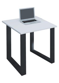 Schreibtisch Lona Schwarz/Wei&szlig; ca. 80x80x76cm