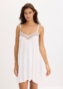 Sottoveste in morbida viscosa, Bianco, Taglia 58/60 (XXL), bonprix