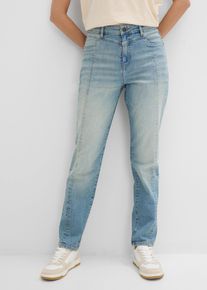 Jeans straight vita media, Blu, Taglia 46, bonprix
