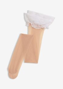 Calze per reggicalze 20 den, Bianco, Taglia 50/52 (L), bonprix