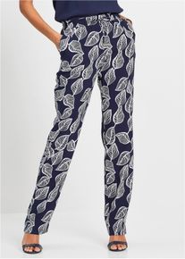 Pantaloni con elastico in vita, Blu, Taglia 48, bonprix