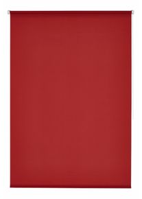 Seitenzugrollo K-home "Klemmfix-Rollo" Gr. 1, rot, B:40cm H:150cm, Polyester, Rollos, Seitenzugrollo, 1 St&uuml;ck