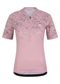 Radtrikot Ziener "NALADIA-Z", Damen, Gr. 38, rosa (malve rose), Obermaterial: 100% Polyester; Obermaterial 2: 90% Polyester, 10% Elasthan, Trikots Radtrikot