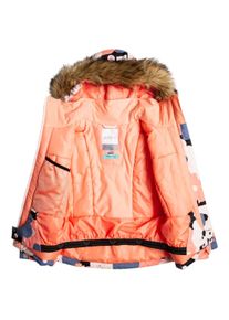 Snowboardjacke Roxy "Roxy Pie", M&auml;dchen, Gr. 12, orange (pink salt prima), Obermaterial: 55% Polyester, 45% Polyester., Jacken Snowboardjacke