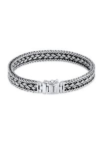 Armkette Kuzzoi "Armband Unisex K&ouml;nigskette Kastenverschluss 925er Silber" Gr. 170, silber, Armb&auml;nder, Herren, 170, Silber 925 (Sterlingsilber), Armkette