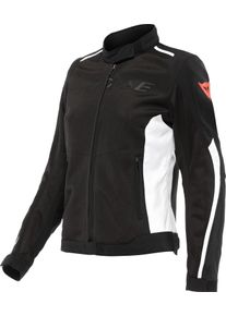 Dainese Hydraflux 2 Air D-Dry, textile jacket waterproof women , color: Black/Black/White , size: 46