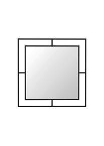 Spiegel Corner ca. 58x58 cm Schwarz