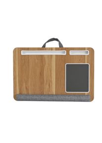 Laptoptisch Lappy Grau/Naturfarben