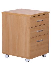 Rollcontainer Kilian ca. 40x60x45 cm Buchefarben