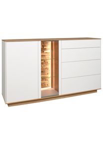 Sideboard Halvar Wei&szlig;/Eiche Artisan