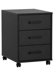 Rollcontainer Ruby Schwarz matt