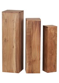 Blumentischset 'WL1.567' , 3er Set , aus Akazie