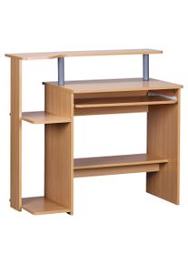 Computertisch ca. 48x94x90 cm Buchefarben