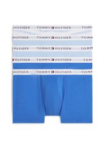 Trunk "5 PK TRUNK PRINT", M&auml;dchen, Gr. 164/170, empire blau, sweet blau, mini stripe, Jersey, Obermaterial: 95% Baumwolle, 5% Elasthan, Tommy Hilfiger Underwear, Unterhosen Trunk, mit Logo-Taillenbund, k&ouml;rpernahe Form