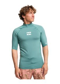 Rash Guard Billabong "Waves All Day", Herren, Gr. S, sea gr&uuml;n, Obermaterial:85% Microfaser, 15% Elasthan;, Shirts Rash Guard