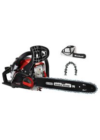 Benzin-Kettens&auml;ge Einhell "GC-PC 1435 I TC Kit", rot (rot, schwarz), B:26,8cm H:73cm T:28,8cm, Kettens&auml;gen, Benzin-Kettens&auml;ge, inkl. Benzin-/&Ouml;l-Mischflasche und Schwertschutz-Tasche
