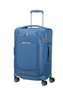 Weichgep&auml;ck-Trolley Samsonite "RE-LITE, verschiedene Gr&ouml;&szlig;en und Farben", Damen, Gr. B/H/T: 22cm x 55cm x 35cm 36 l, capri blau, Polyester, Koffer Weichgep&auml;ck-Trolley, mit arretierbarem und versenkbarem Druckknopf-Trolleysystem