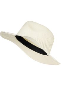 Sonnenhut styleBREAKER "Panama Strohhut - Knautschhut", Damen, wei&szlig; (creme), Obermaterial: 100% Papierstroh PAS., Modisch, H&uuml;te Sonnenhut