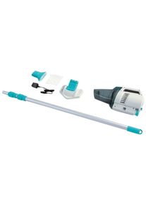 Poolbodensauger Intex "Pool-Sauger rechargable (220V)", beige, B:15cm H:20cm L:105cm, Kunststoff, Poolbodensauger, Poolbodensauger, inkl. Teleskopstange und 2 austauschbaren B&uuml;rstenk&ouml;pfen