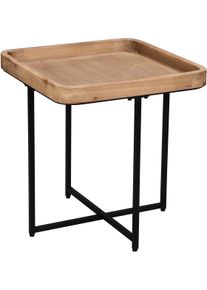 Beistelltisch Mirrors and More "Jenifer", braun (holzfarbig), Tische, Beistelltisch