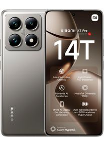 Xiaomi Smartphone "Xiaomi 14T Pro 512GB", grau (titan gray), 512 GB, Mobiltelefone, Smartphone