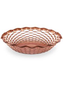 Roger Orfevre Franz&ouml;sischer Brotkorb rund Kupferfarben