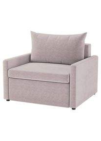 Mid.you , Altrosa , Textil , 92x89x103 cm , Made in EU , Liegefunktion, gepolsterte Armlehnen , Wohnzimmer, Sofas & Couches, Schlafsofas, Schlafsessel