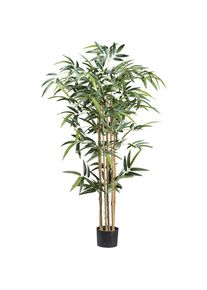 M&Ouml;BELIX M&ouml;belix , Gr&uuml;n , Kunststoff , 130 cm , mit Naturstamm , Dekoration, Blumen & Blument&ouml;pfe, Kunstblumen