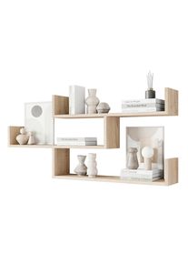 M&Ouml;BELIX M&ouml;belix , Sonoma Eiche , Holzwerkstoff , 119.1x55x18 cm , h&auml;ngend , Kleinm&ouml;bel, Regale, Wandregale & H&auml;ngeregale, Wandregale