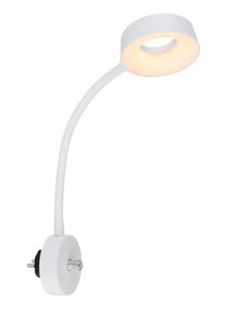 Globo LED-Wandleuchte Lehovo Wei&szlig; max. 4 Watt Wandlampe