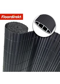 Floordirekt Sichtschutz, Grau, Kunststoff, 100x500 cm, Europ&auml;ischer Sicherheitsstandard, Sonnenschutz, Sichtschutz