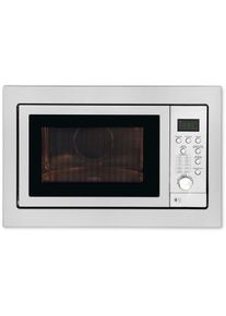 Exquisit Einbau-Mikrowelle "EMW 2539.1 HI", silber (edelstahl), Mikrowellen, Auftauen,Aufw&auml;rmen,Grillen o.backen mit Hei&szlig;luft-alles m&ouml;glich, Einbau-Mikrowelle