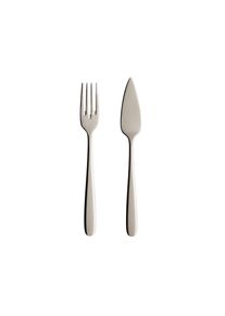 Villeroy & Boch Fischbesteck VILLEROY & BOCH "Fischbesteck Daily Line silber", silber, 2, Essbesteck-Sets, Fischbesteck, Sp&uuml;lmaschinenfest