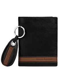 Geldb&ouml;rse Bruno Banani "Schl&uuml;sselanh&auml;nger Set", Damen, schwarz, Leder, Kleinlederwaren Geldb&ouml;rse, echt Leder