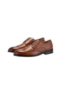 JOOP! Schn&uuml;rschuh JOOP "pero 1.0 kleitos brogue lace up yb4", Damen, Gr. 46, cognac, Rindsleder, Schuhe Schn&uuml;rschuh
