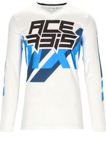 Acerbis X-Flex Three, jersey , color: White/Blue , size: L
