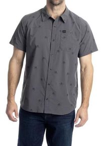 Klim Petrol Stretch, camisa manga curta , cor: Cinzento , tamanho: XL