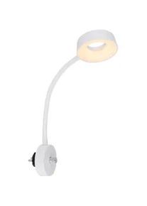 Globo LED-Wandleuchte Lehovo Wei&szlig; max. 4 Watt Wandlampe