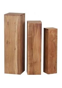 Blumentischset 'WL1.567' , 3er Set , aus Akazie