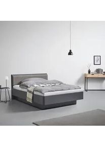 Bett Mariello Anthrazit /Hellbraun ca. 140x200 cm