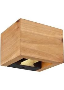 Globo LED-Wandleuchte 15553W1 in Schwarz/Dunkelbraun max. 8 W Wandlampe