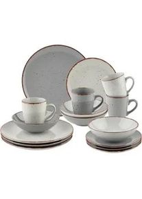 Kombiservice Milan Grau, 16-teilig