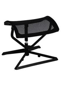 AMSTYLE B&uuml;rohocker Ottomann Schwarz ca. 43x46x33cm