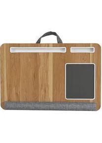Laptoptisch Lappy Grau/Naturfarben