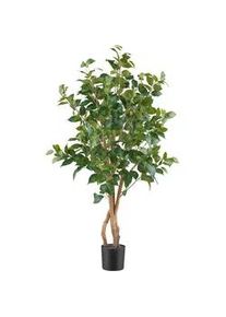 Kunstpflanze Gr&uuml;npflanzen Gr&uuml;n/Schwarz ca. 110cm