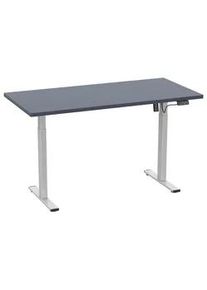 Vcm Schreibtisch E-Lona Anthrazit/Silberfarben