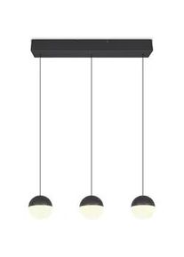 LED-H&auml;ngeleuchte Sestine Schwarz matt max. 3x5 Watt